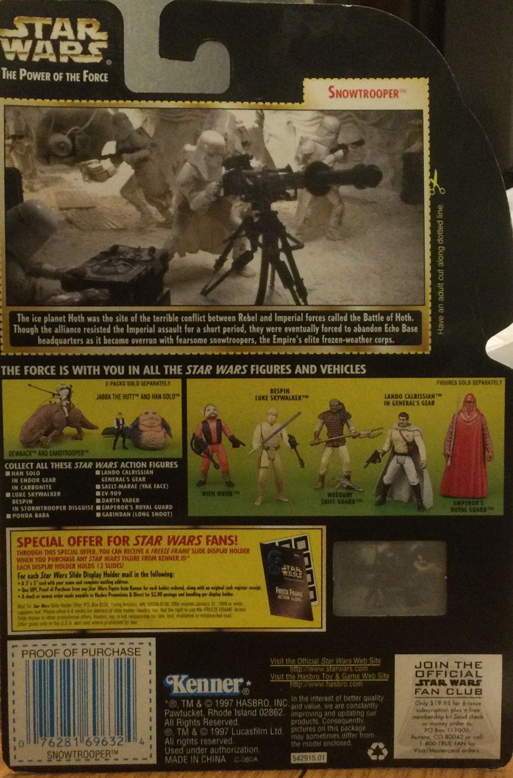 Power Of The Force (FF) - Snowtrooper - Hasbro (Empire Strikes Back) action figure collectible - Main Image 2