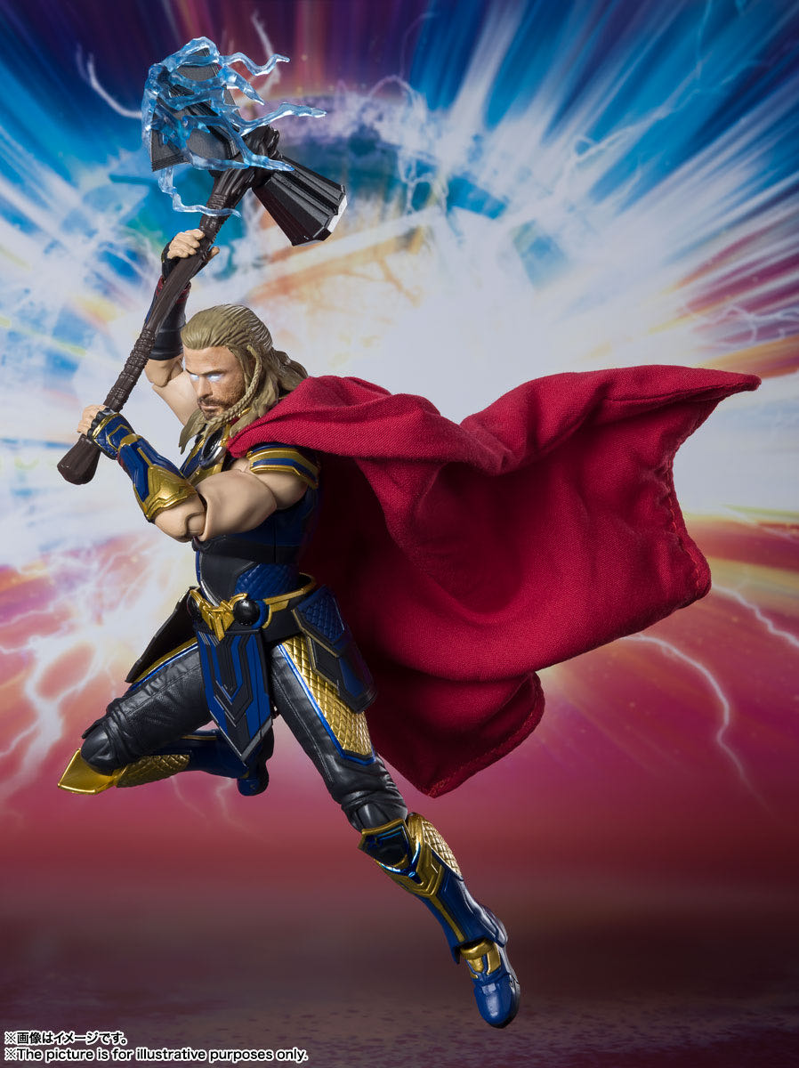 Thor (Thor: Love & Thunder) - Bandai S.H. Figuarts (Thor: Love and Thunder) action figure collectible [Barcode 4573102632920] - Main Image 4