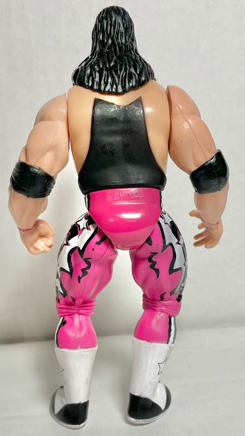 Bret “Hit Man” Hart - WWF Jakks Pacific BCA (WWF Jakks Pacific BCA King Of The Iron Rungs Special Edition Target Exclusive Boxed Set) action figure collectible - Main Image 2