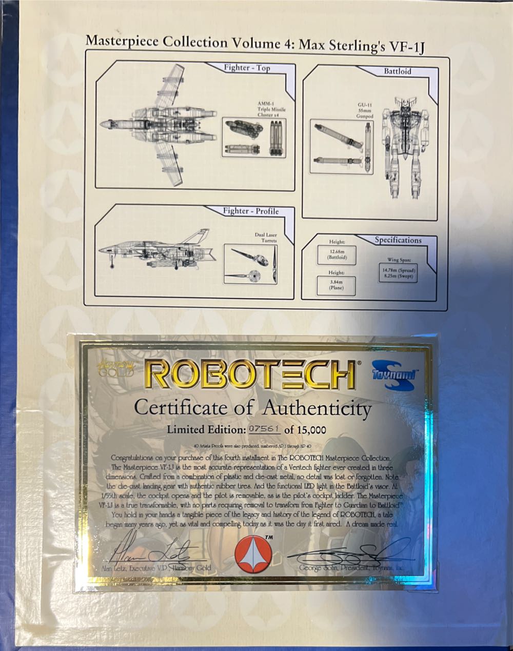 Robotech Max Sterling VF-1J - Toynami (Robotech) action figure collectible - Main Image 3