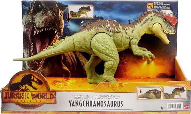 Dominion * Yangchuanosaurus Mattel Jurassic World Dominion Massive Yangchuanosaurus Dinosaur Jurassic  action figure collectible [Barcode 194735034154] - Main Image 2