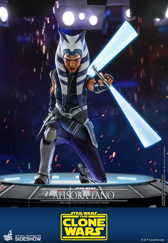 Ahsoka Tano - Hot Toys / Sideshow (Star Wars: The Clone Wars) action figure collectible [Barcode 4895228606068] - Main Image 3