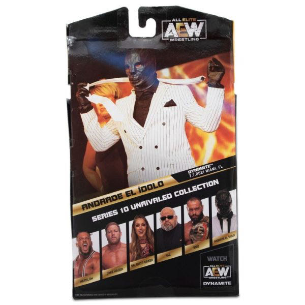 Andrade El Ídolo - AEW Unrivaled 10 #86 - Jazwares (AEW Unrivaled Collection Series 10) action figure collectible [Barcode 191726430995] - Main Image 2