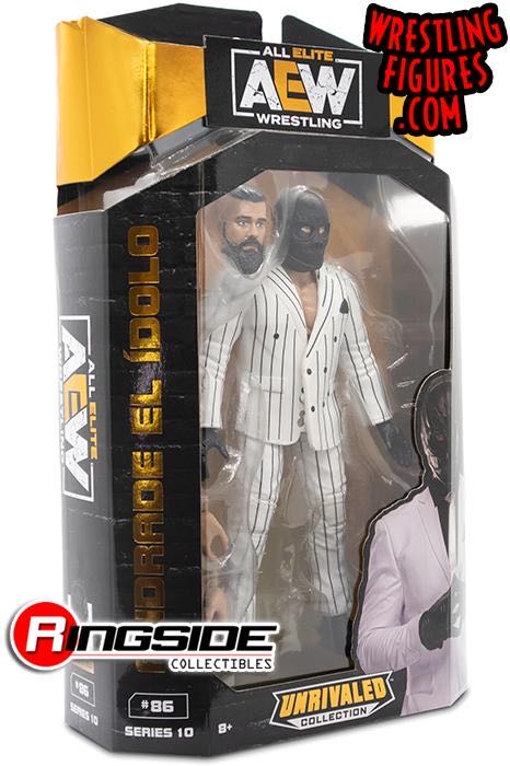 Andrade El Ídolo - AEW Unrivaled 10 #86 - Jazwares (AEW Unrivaled Collection Series 10) action figure collectible [Barcode 191726430995] - Main Image 3