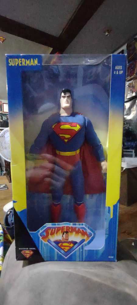 Kenner Animated Series Superman 12” Inch Doll Nib Hasbro Warner Bros  action figure collectible [Barcode 076281707600] - Main Image 2