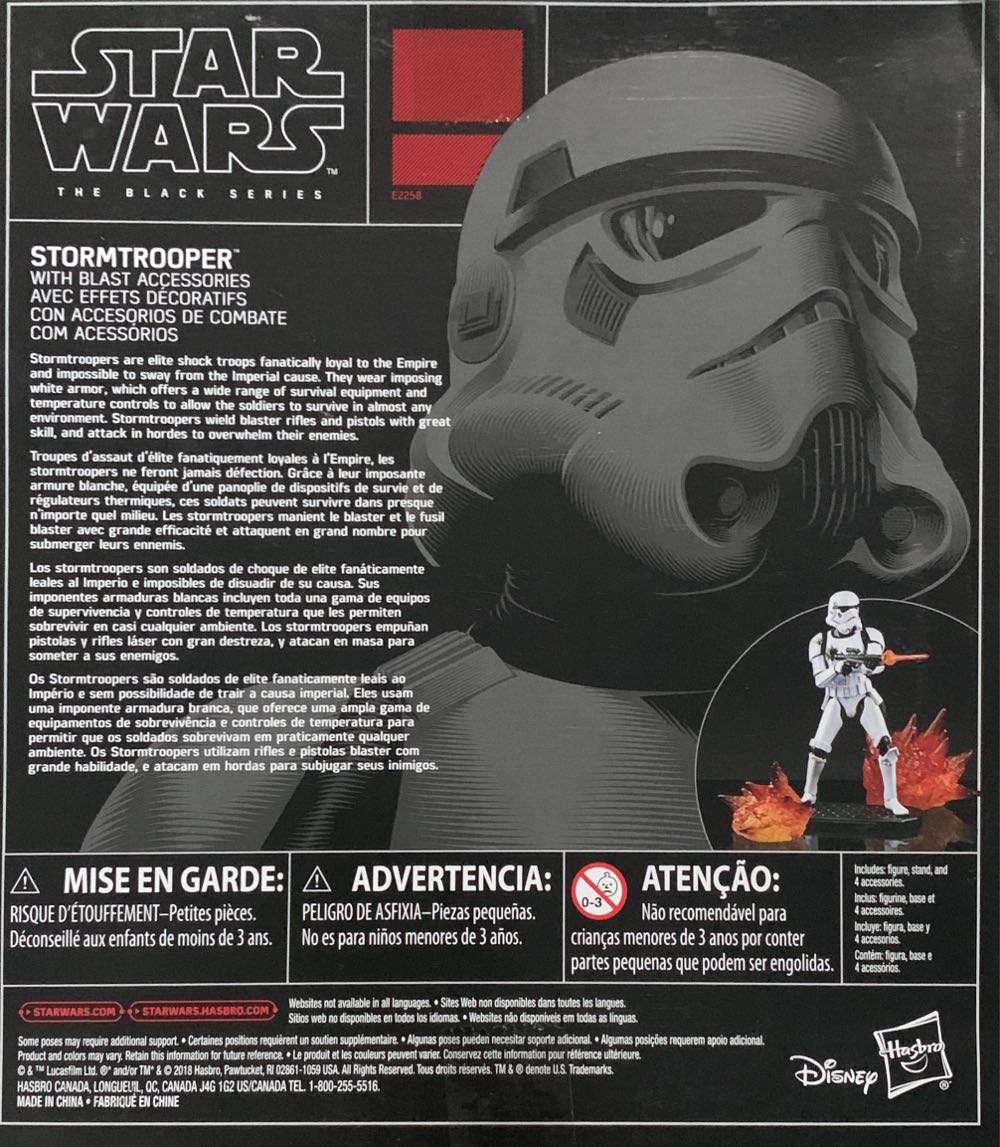 Stormtrooper Con Accesorios De Combate - Hasbro (SW BS Exclusive 2015-2020) action figure collectible [Barcode 630509744626] - Main Image 3