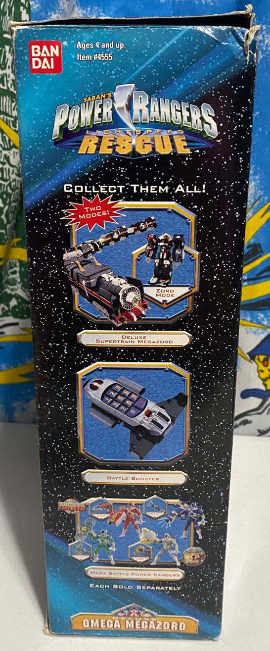 Power Rangers Lightspeed Rescue Deluxe Omega ... - Bandai action figure collectible [Barcode 045557045555] - Main Image 4