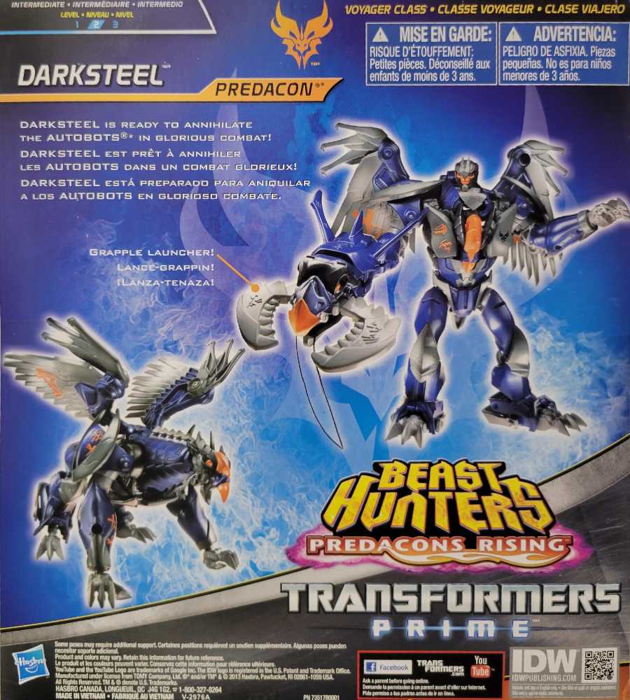 Darksteel Target - Hasbro (Prime Beast Hunters) action figure collectible - Main Image 4
