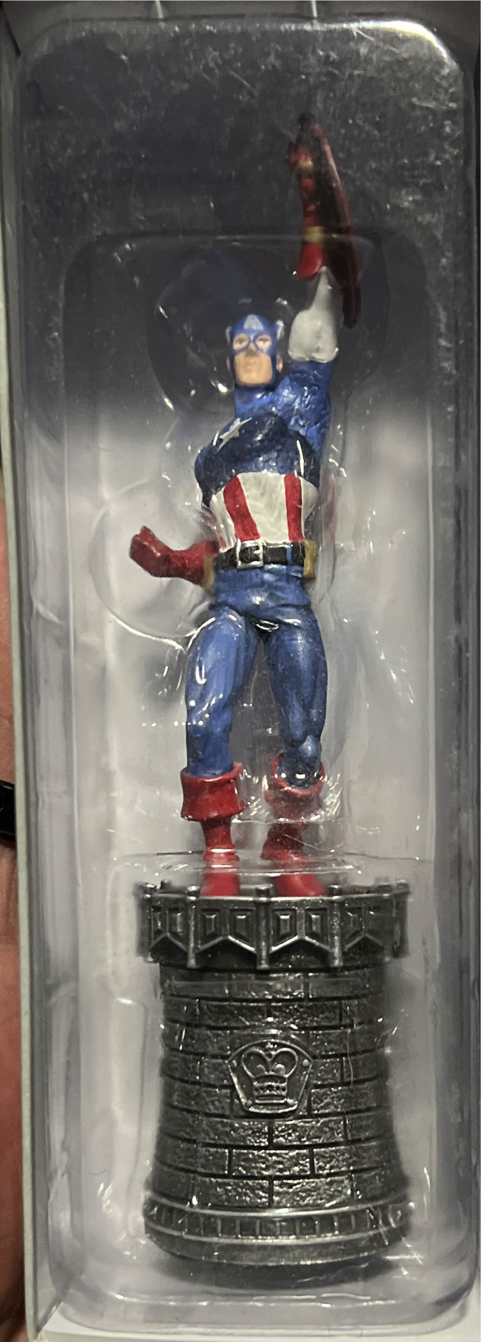 Captain America - White King - Eaglemos Collections (Marvel Chess Collection) action figure collectible - Main Image 1