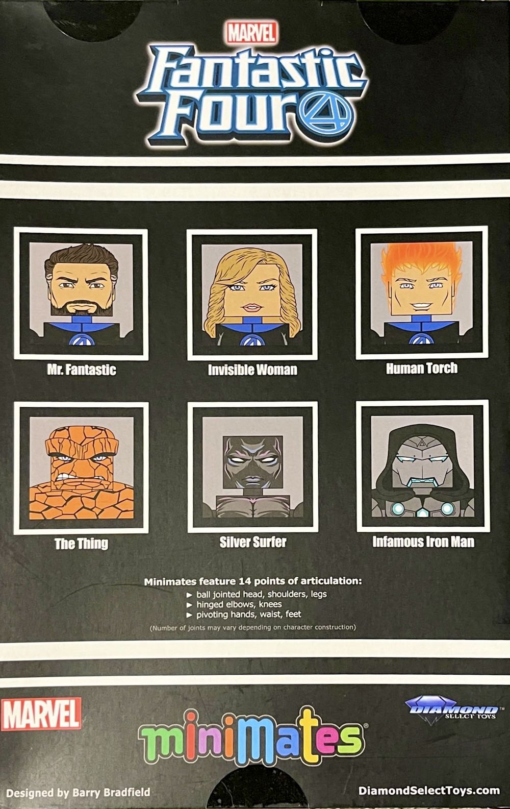 The Fantastic Four Deluxe Set - Diamond Select Toys (Fantastic Four) action figure collectible [Barcode 699788841587] - Main Image 2