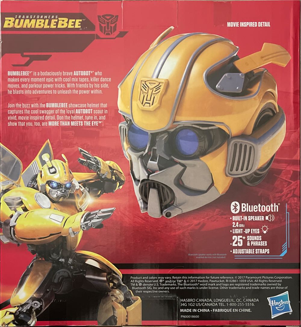 Bumblebee Showcase Helmet (e0704086) - American Ninja Warrior (Studio Series: Bumblebee) action figure collectible [Barcode 630509629220] - Main Image 4
