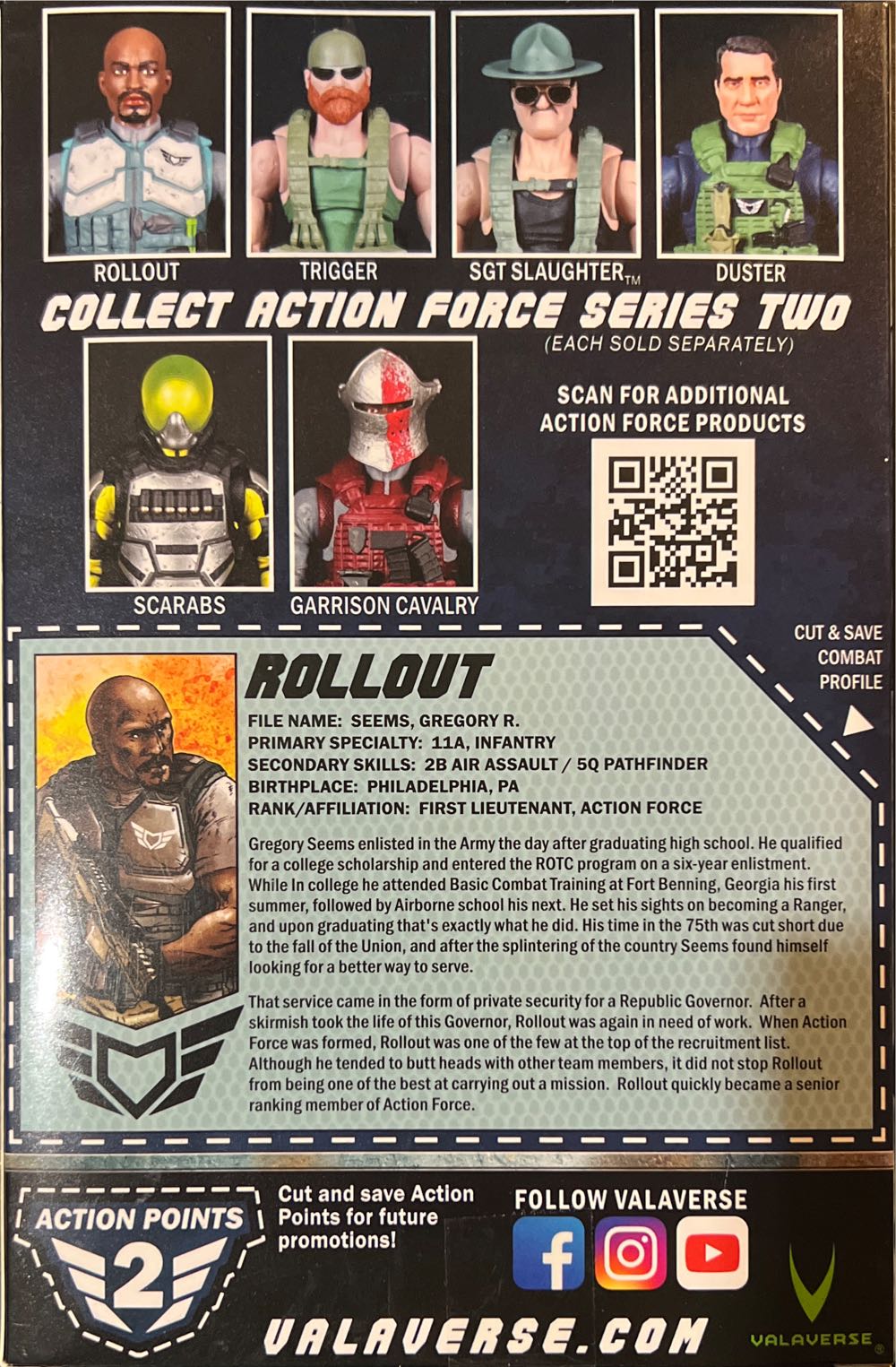 Rollout - Valaverse (Action Force Figure) action figure collectible [Barcode 618952266933] - Main Image 2