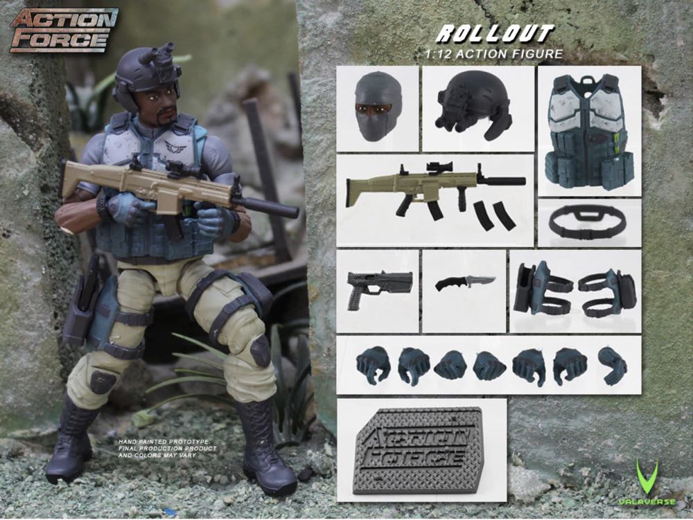Rollout - Valaverse (Action Force Figure) action figure collectible [Barcode 618952266933] - Main Image 3