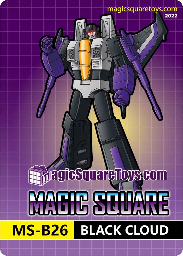 Tornado Team 3-Pack: Red Fire (Starscream), Thunderstorm (Thundercracker) & Black Cloud (Skywarp) w/ Bonus Parts - Magic Square (The Transformers) action figure collectible - Main Image 3