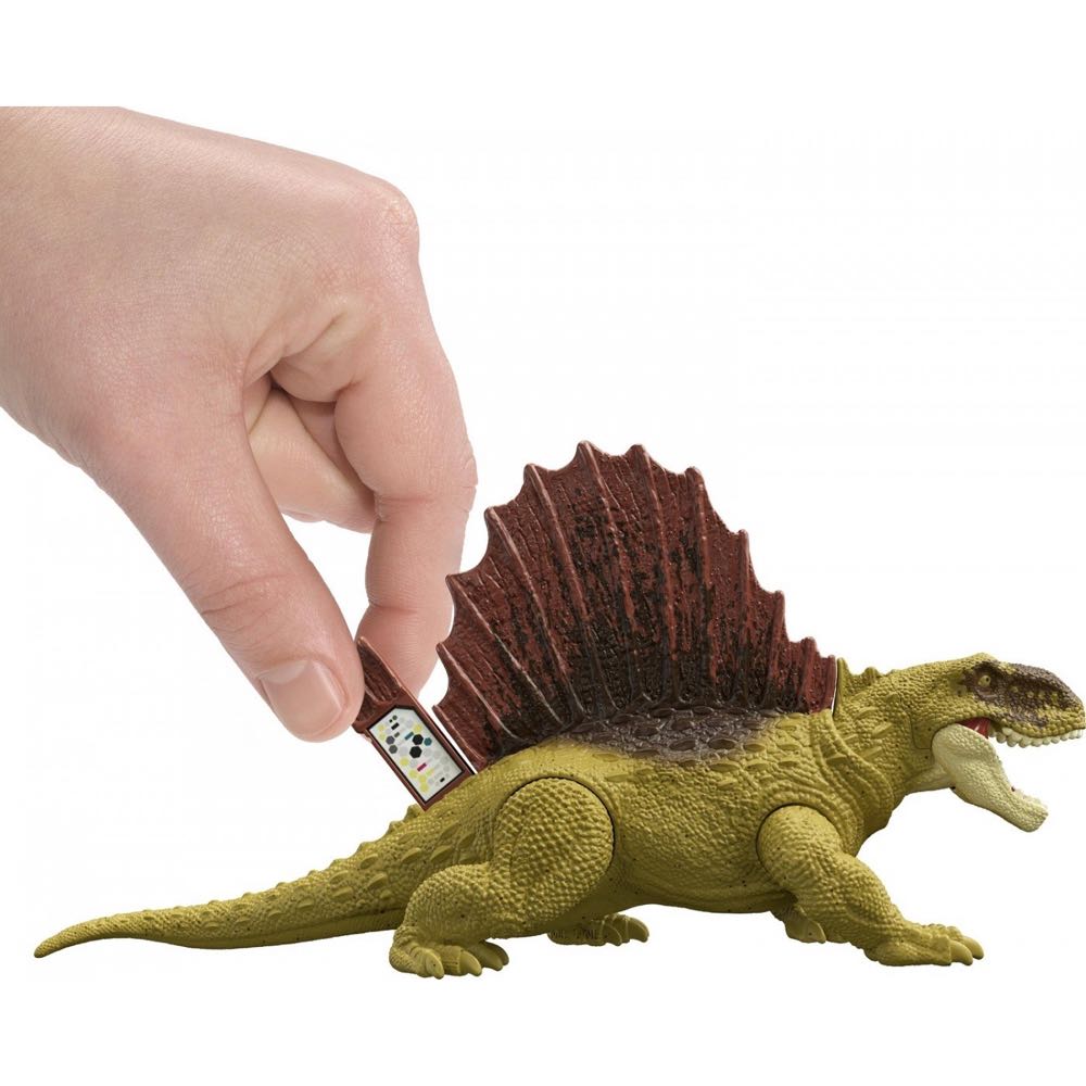 Mattel Jurassic World Dominion Ferocious Pack Dimetrodon Dinosaur 3 - Mattel (JW Ferocious Pack) action figure collectible [Barcode 194735033942] - Main Image 3