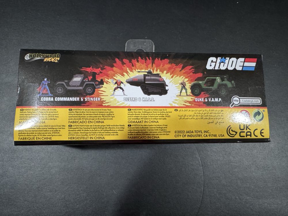 Jada : Cobra Commander & Stinger - Jada Toys (G.I. Joe) action figure collectible [Barcode 801310330852] - Main Image 2
