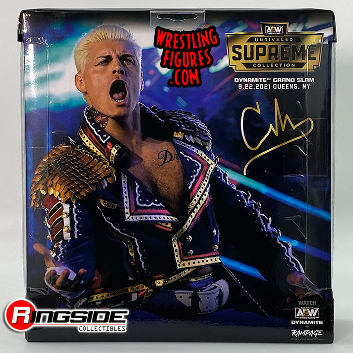 Cody Rhodes - Jazwares LLC (AEW Unrivaled Supreme) action figure collectible [Barcode 191726457367] - Main Image 2