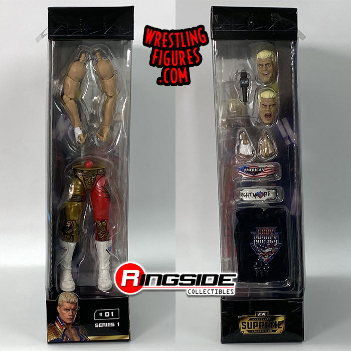 Cody Rhodes - Jazwares LLC (AEW Unrivaled Supreme) action figure collectible [Barcode 191726457367] - Main Image 3