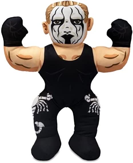 Sting (Plush Wrestling Buddy) - Jazwares (AEW Wrestling Buddies) action figure collectible [Barcode 191726436126] - Main Image 3