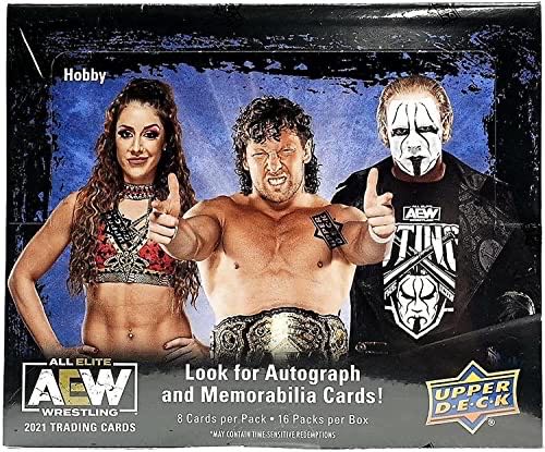 Upper Deck Aew Wrestling Hobby Box 16 Pks Bx  action figure collectible [Barcode 053334958202] - Main Image 1