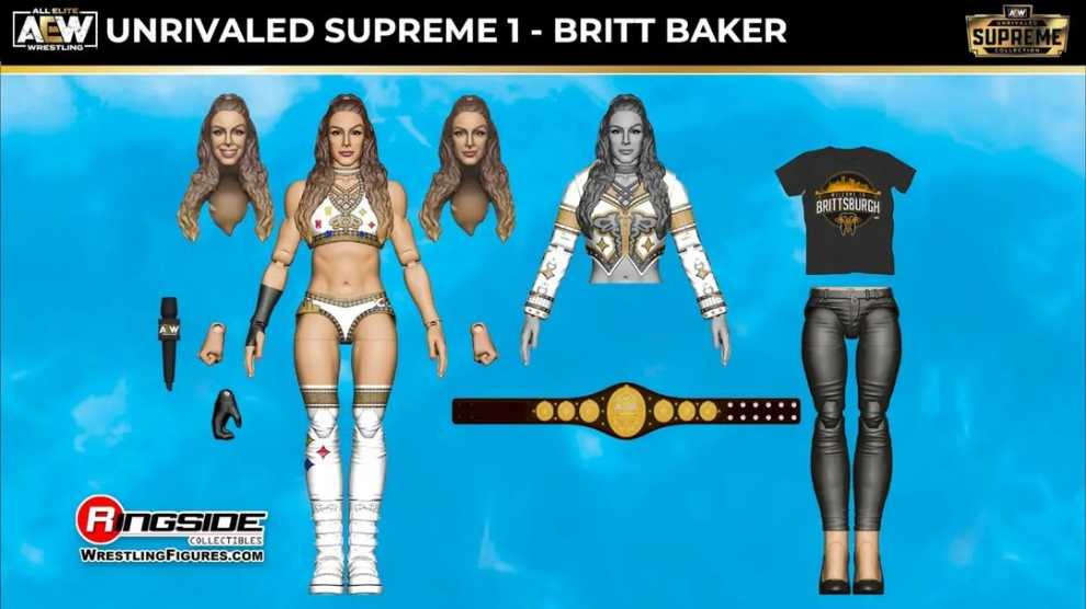 Britt Baker Supreme Series 1 #2 - Jazwares LLC (AEW Unrivaled Supreme) action figure collectible [Barcode 191726457374] - Main Image 3