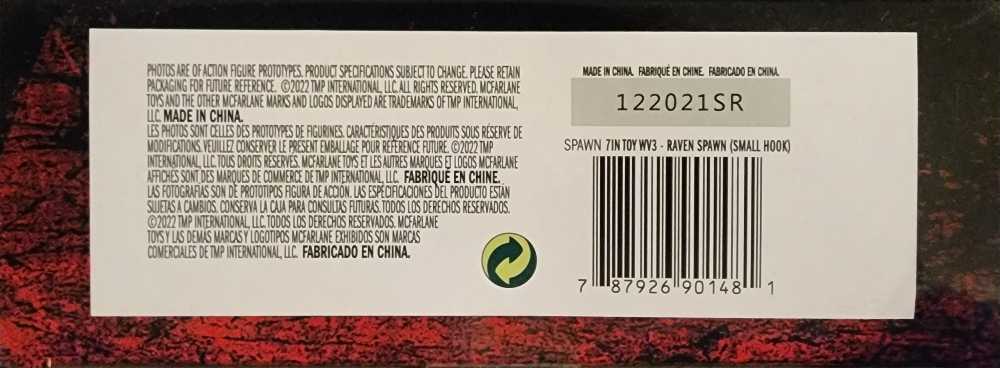 Spawn <Raven> - McFarlane Toys (Spawn) action figure collectible [Barcode 787926901481] - Main Image 4