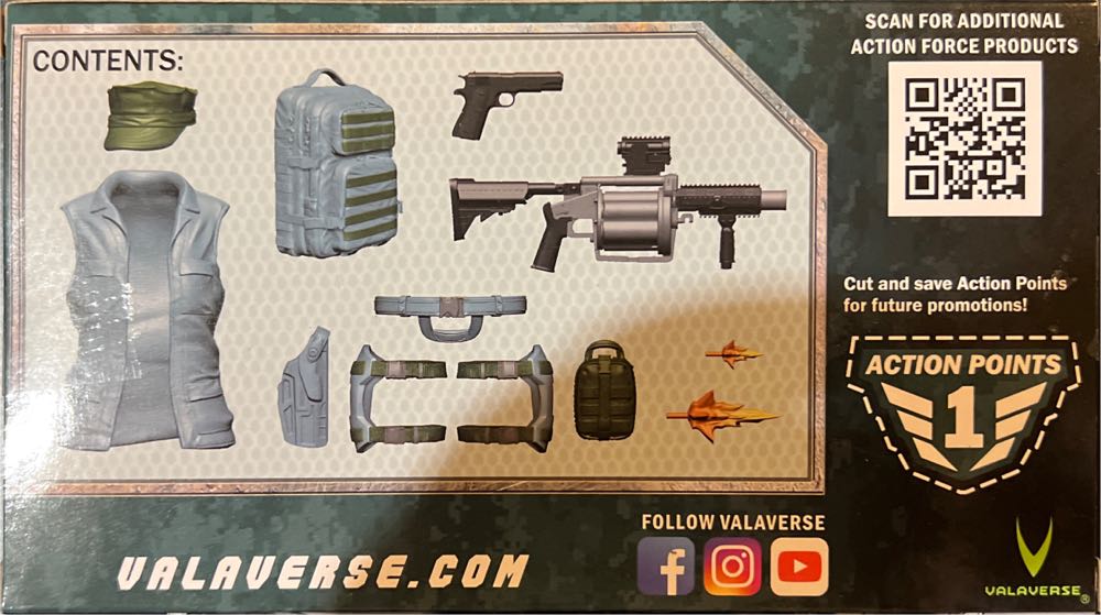 Action Force: Declassified Gear Pack - Valverse (Action Force Accesories) action figure collectible [Barcode 618952266926] - Main Image 2