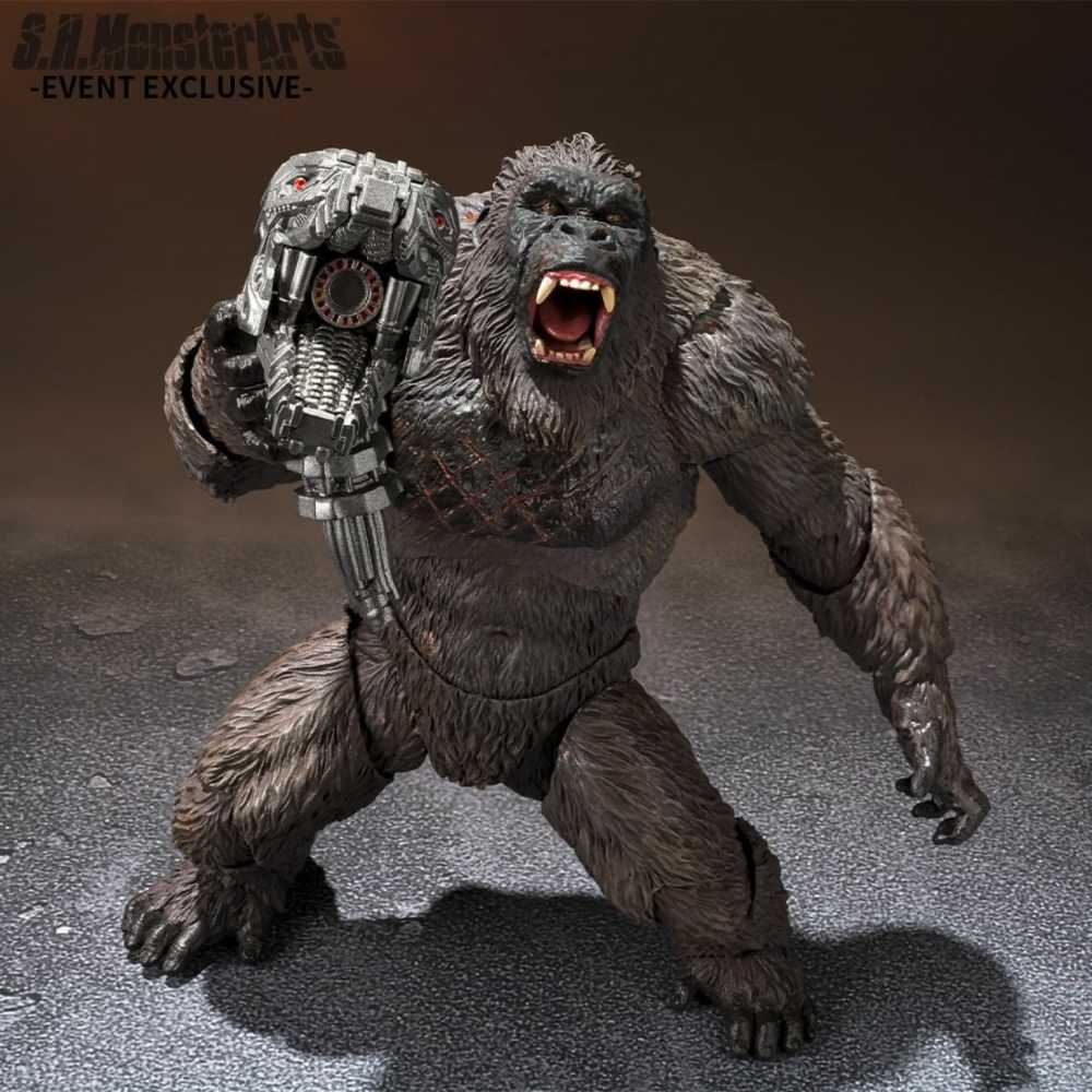 Kong (2021) Excl. Edition - S.H. MonsterArts (Godzilla) action figure collectible [Barcode 4573102634801] - Main Image 2