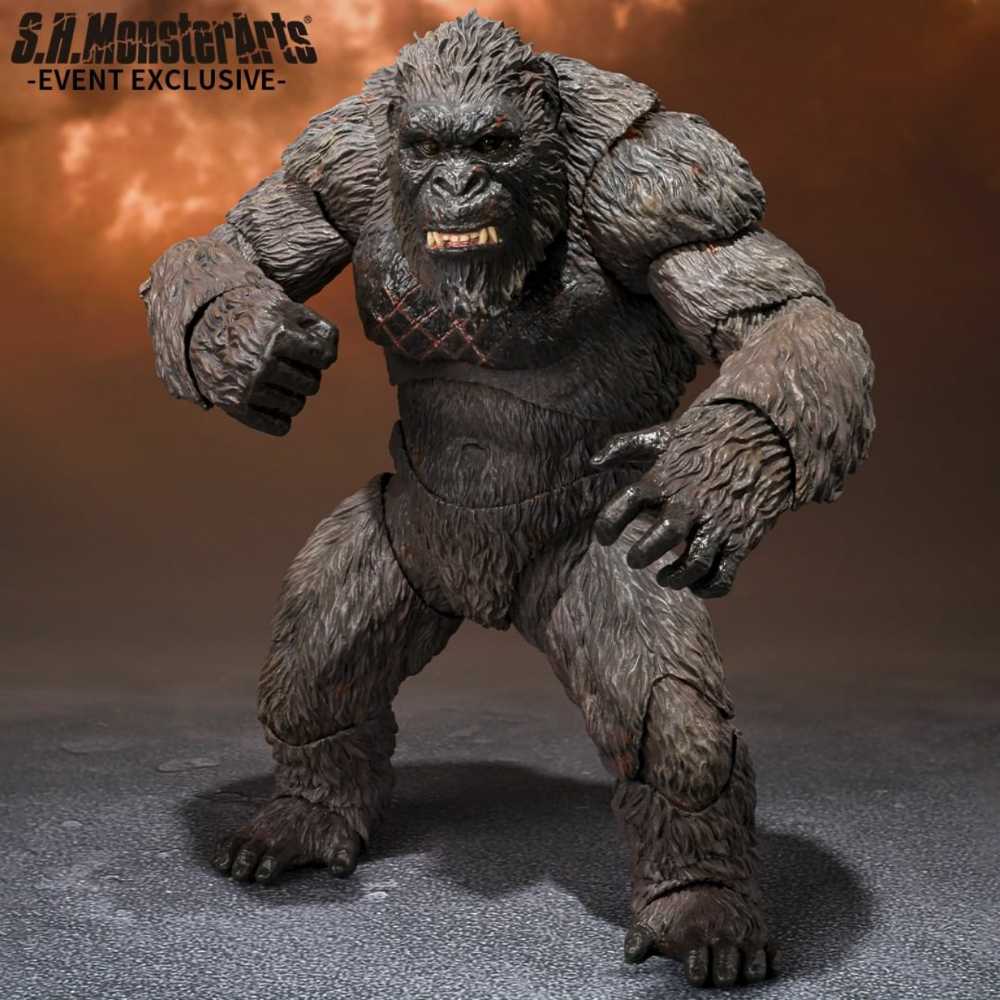 Kong (2021) Excl. Edition - S.H. MonsterArts (Godzilla) action figure collectible [Barcode 4573102634801] - Main Image 4