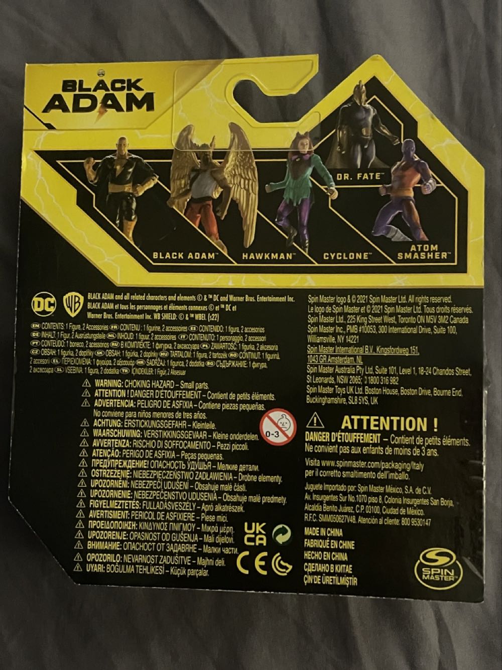 Black Atom - Spin Master (Black Adam) action figure collectible [Barcode 778988432181] - Main Image 2