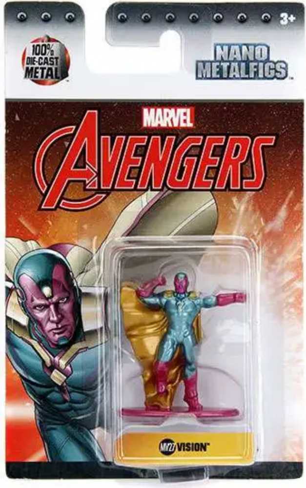Marvel Nano Metalfigs Vision - Jada (Marvel Avengers) action figure collectible [Barcode 801310989753] - Main Image 2