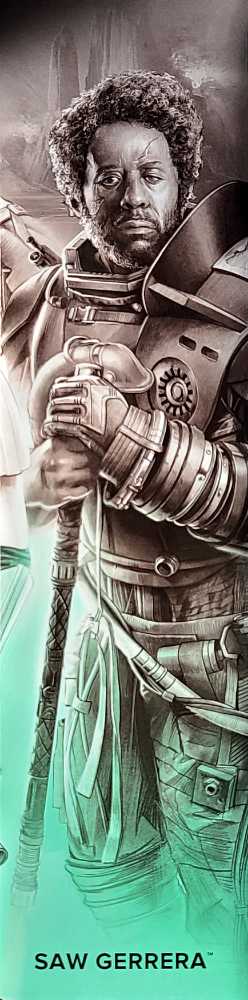 Saw Gerrera - 10 - Hasbro (Star Wars - Rogue One) action figure collectible [Barcode 5010993958610] - Main Image 3