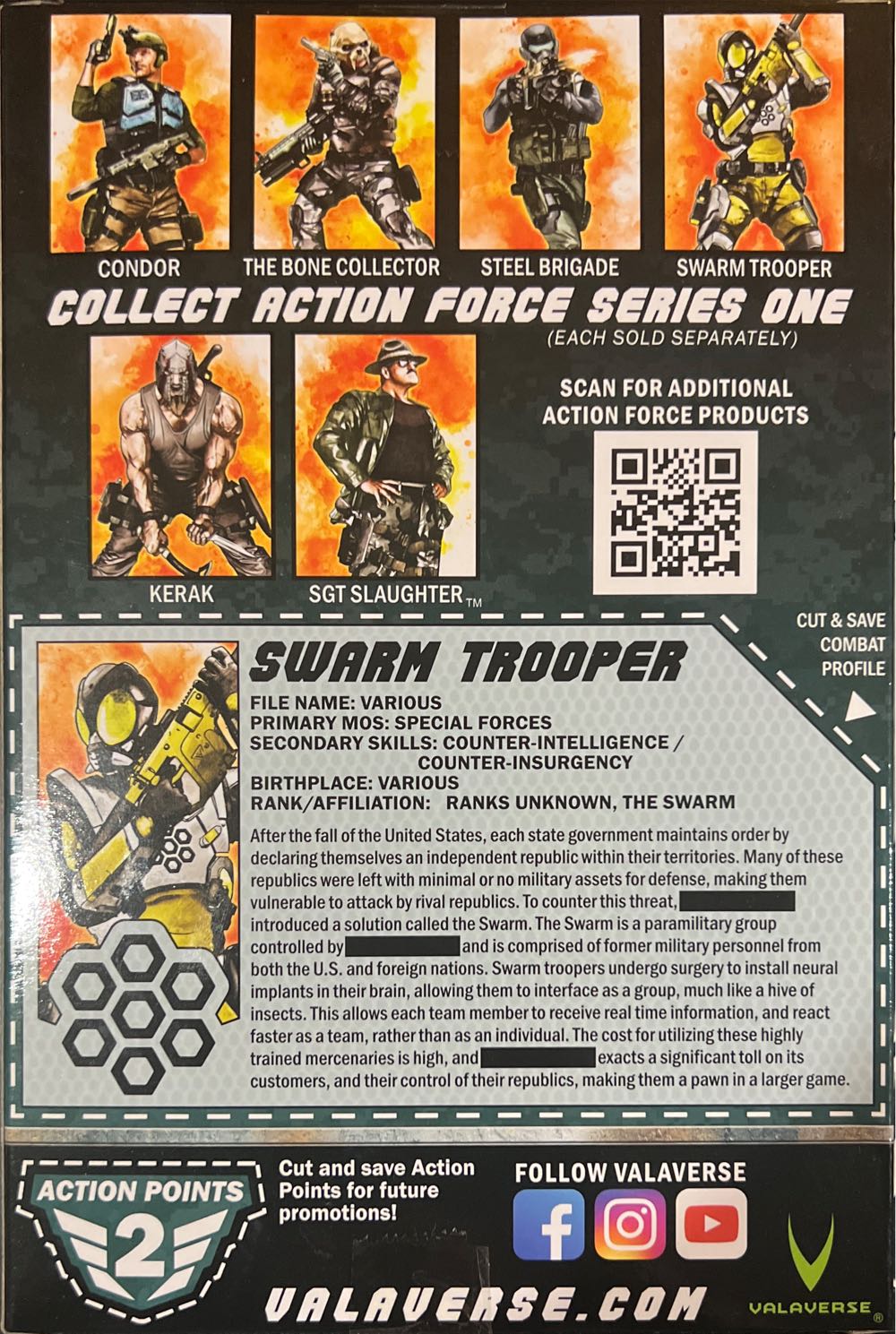Swarm Trooper - Valaverse (Action Force) action figure collectible [Barcode 618952266841] - Main Image 2