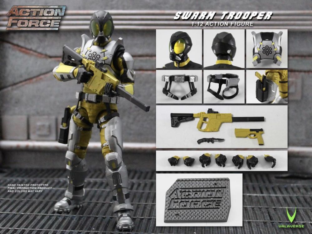 Swarm Trooper - Valaverse (Action Force) action figure collectible [Barcode 618952266841] - Main Image 3