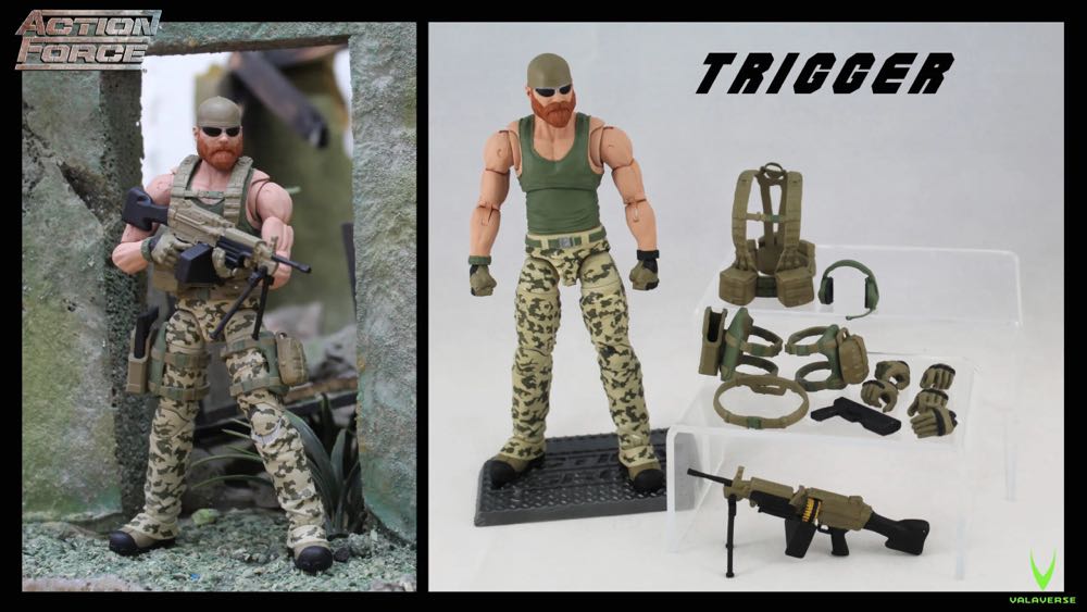 Trigger - Valaverse (Action Force Figure) action figure collectible [Barcode 618952266940] - Main Image 4