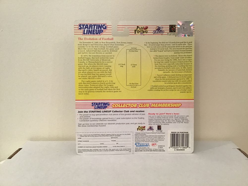 Charles Woodson - Kenner action figure collectible - Main Image 2