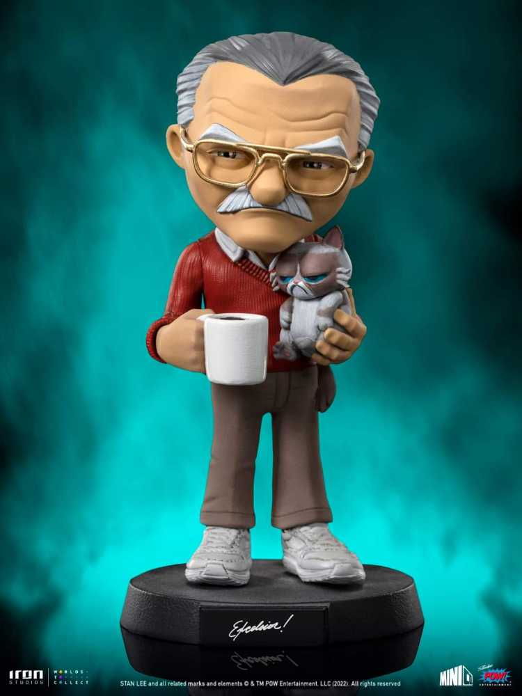 Stan Lee, with Grumpy Cat MiniCo - Iron Studios action figure collectible - Main Image 1