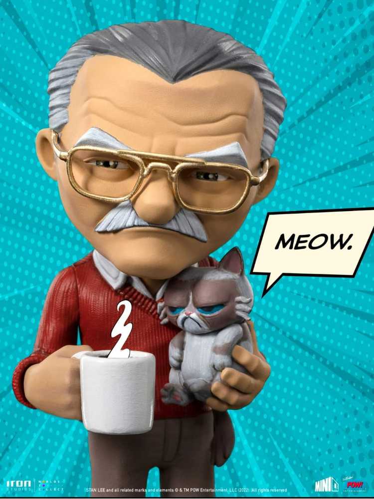 Stan Lee, with Grumpy Cat MiniCo - Iron Studios action figure collectible - Main Image 2