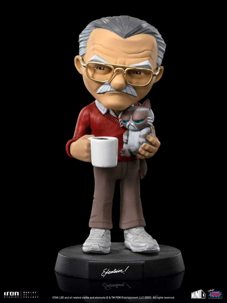 Stan Lee, with Grumpy Cat MiniCo - Iron Studios action figure collectible - Main Image 3