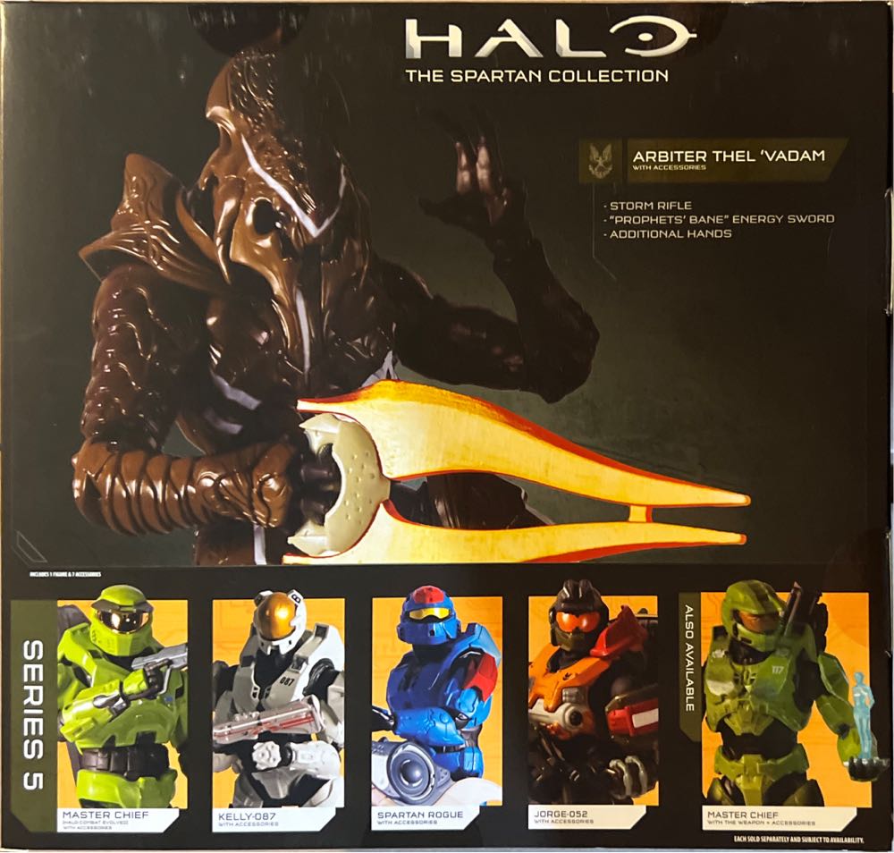 Arbiter Thel ‘Vadam - Jazwares (Halo 5 Guardians) action figure collectible [Barcode 191726432111] - Main Image 2