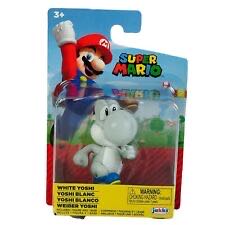 Yoshi 2.5 Inch By Jakks Pacific World Of Nintendo Super Mario White Yoshi 2.5” Collectible Nintendo Jakks Toy - Jakks Pacific (Super Mario Bros.) action figure collectible [Barcode 192995411456] - Main Image 1