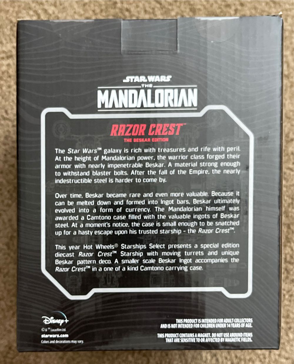 Razor Crest - Hot Wheels (Mattel) (Star Wars: The Mandalorian) action figure collectible [Barcode 194735057801] - Main Image 2