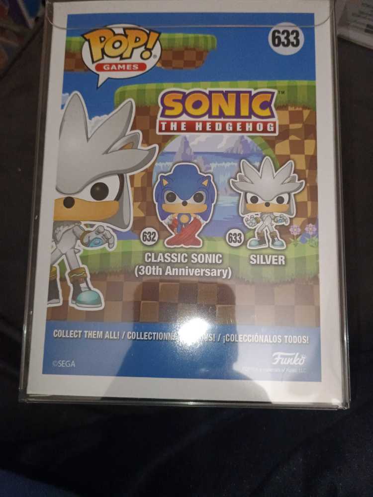 Sonic The Hedgehog: Silver #633 - Funko (Sonic The Hedgehog) action figure collectible [Barcode 889698519656] - Main Image 2