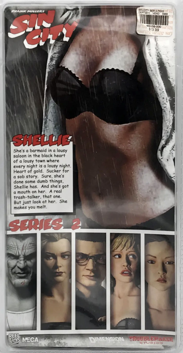 Shellie (Color) - Neca (Sin City) action figure collectible [Barcode 634482332696] - Main Image 2