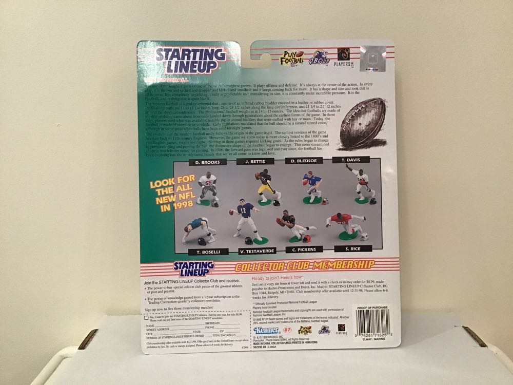 John Elway / Dan Marino - Kenner (Classic Doubles) action figure collectible - Main Image 2