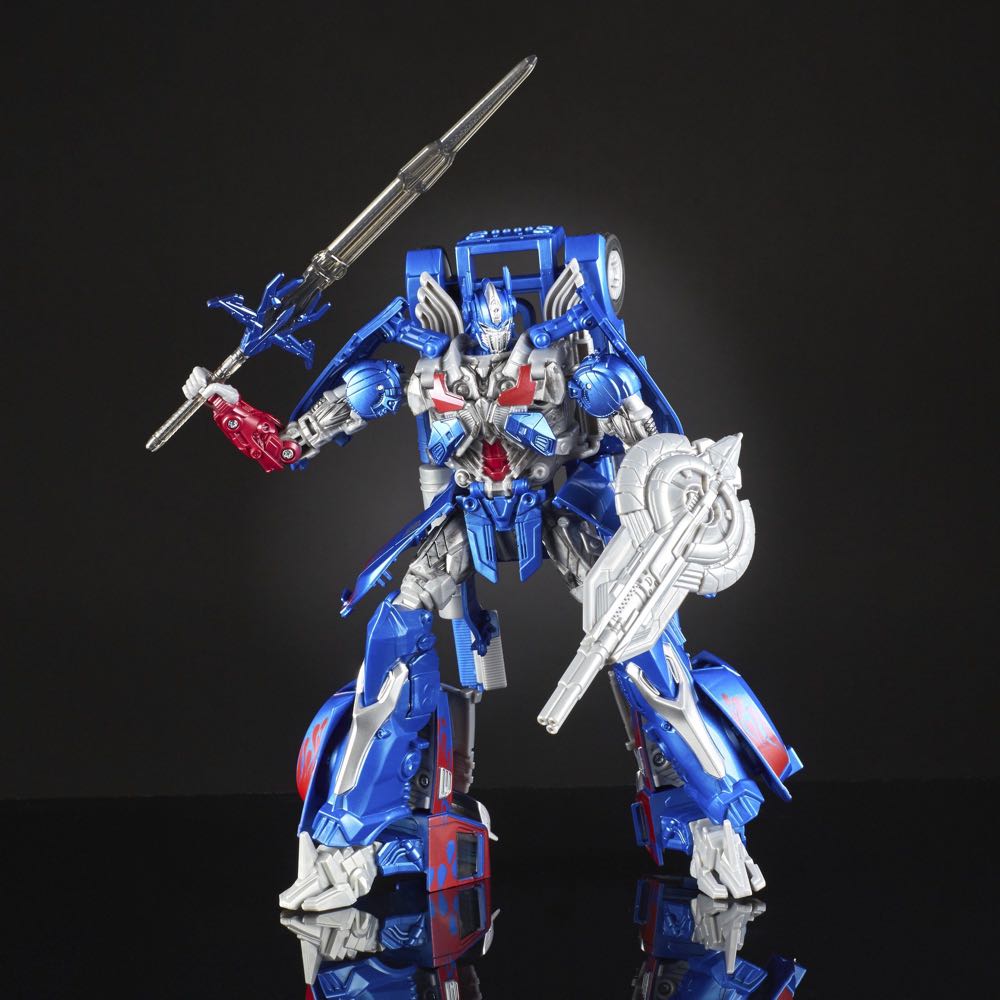 Transformers The Last Knight: Optimus Prime - Hasbro (Transformers Leader Class) action figure collectible [Barcode 630509516322] - Main Image 2