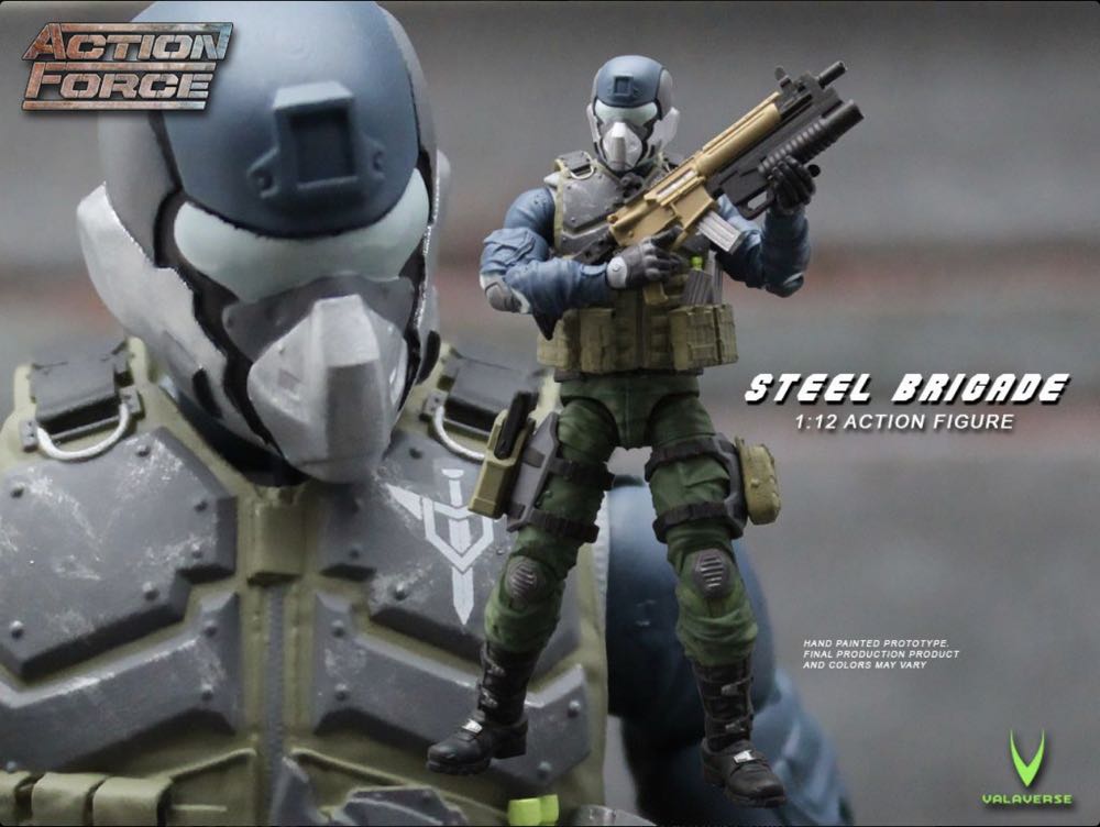 Steel Brigade - Valaverse (Action Force) action figure collectible [Barcode 618952266766] - Main Image 4