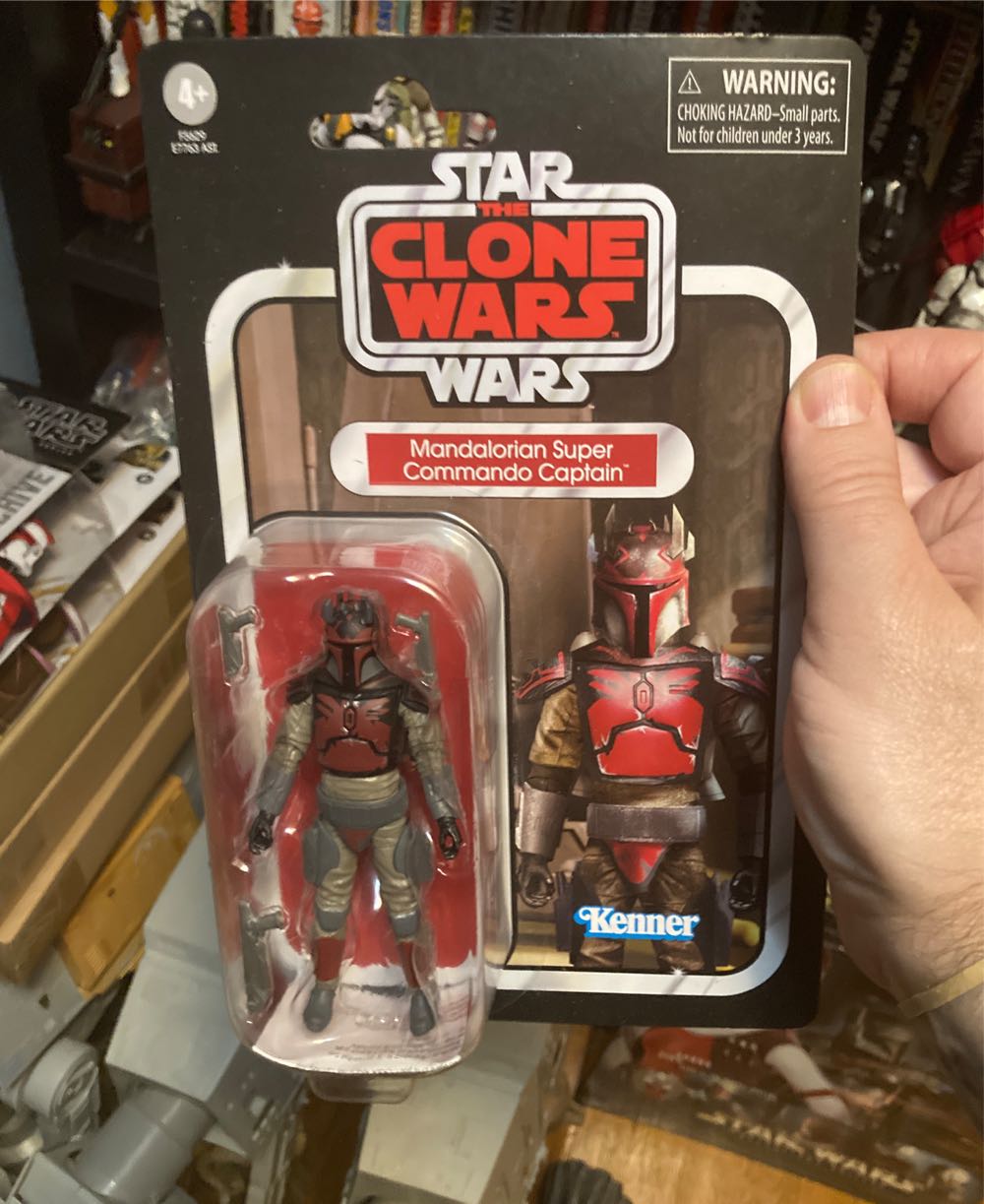 Mandalorian Super Commando Captain - VC246 - Hasbro (The Clone Wars) action figure collectible [Barcode 5010993992195] - Main Image 4