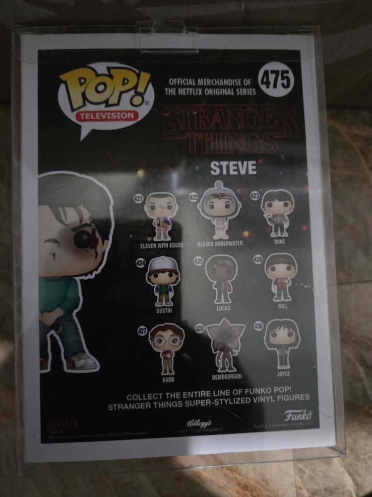Funko Pop Stranger Things Steve Sdcc #475 - Funko Pop (Stranger Things) action figure collectible [Barcode 889698144285] - Main Image 2