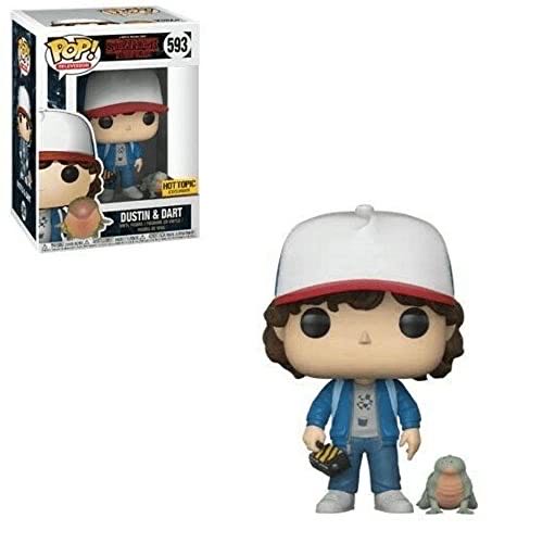 Pop! Funko Television Stranger Things Dustin & Dart #593 - Funko Pop (Stranger Things) action figure collectible [Barcode 889698243636] - Main Image 1